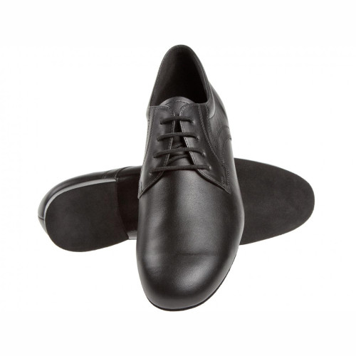 Diamant Hombres Zapatos de Baile 085-075-028 - Cuero Negro - Talla: UK 10,5