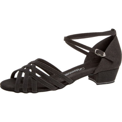 Diamant Mujeres Zapatos de Baile 008-035-335 - Microfibra Negro - 2,8 cm Bloc - Talla: UK 6,5