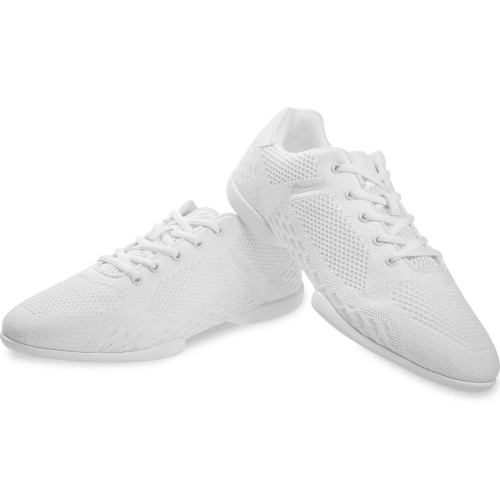 Diamant Unisex Split-Sole Dance Sneakers TUNE White