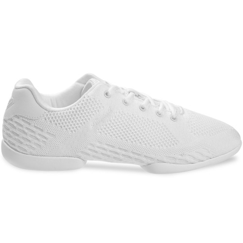 Diamant Unisex Split-Sole Dance Sneakers TUNE White