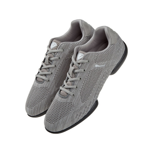 Diamant Unisex Split-Sole Dance Sneakers TUNE Light Gray