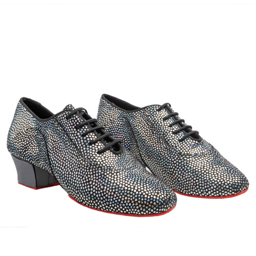 Rummos Dames Practice Schoenen R377 - Leer/Nubuck Zwart Glitter - Normal - 45 Cuban - EUR 39