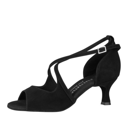 Rummos Damen Tanzschuhe R545 - Nubuck Schwarz - Normal - 50R Flare - EUR 39