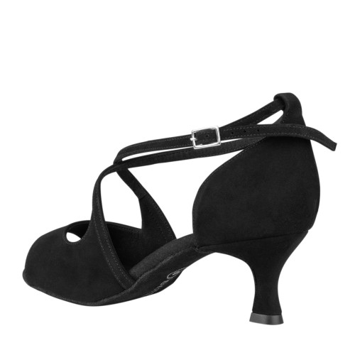 Rummos Damen Tanzschuhe R545 - Nubuck Schwarz - Normal - 50R Flare - EUR 39