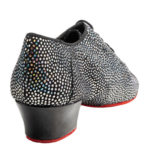 Rummos Dames Practice Schoenen R377 - Leer/Nubuck Zwart Glitter - Normal - 45 Cuban - EUR 40