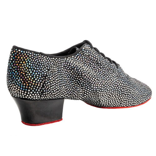 Rummos Dames Practice Schoenen R377 - Leer/Nubuck Zwart Glitter - Normal - 45 Cuban - EUR 40