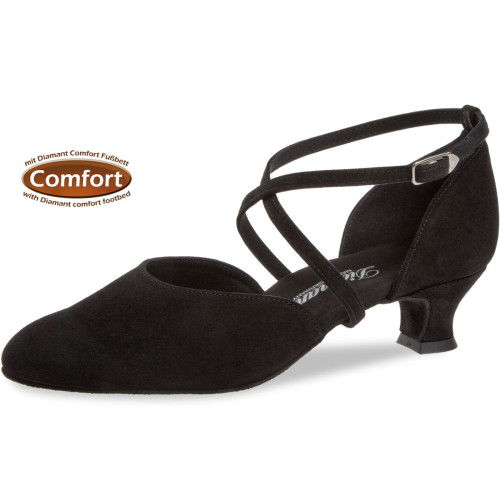 Diamant Women´s dance shoes 048-112-001 - Suede - Extra Wide - Size: UK 5