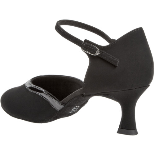 Diamant Damen Tanzschuhe 049-106-106 - Nubuk Schwarz - 5 cm