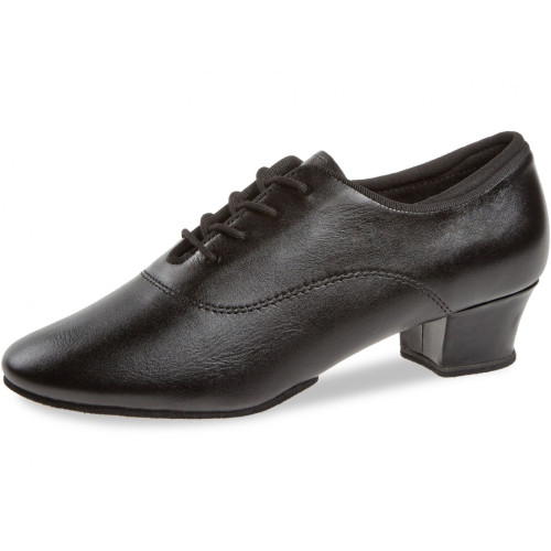 Diamant Ladies Practice Shoes 185-234-560-A - Leather Black - 3,7 cm Cuban - Geteilte Sohle - Size: UK 6,5