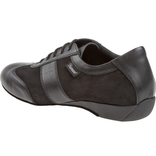 Diamant Heren Ballroom Sneakers 123-225-070 - Leer/Suede Zwart - Sleehak  - Größe: UK 8