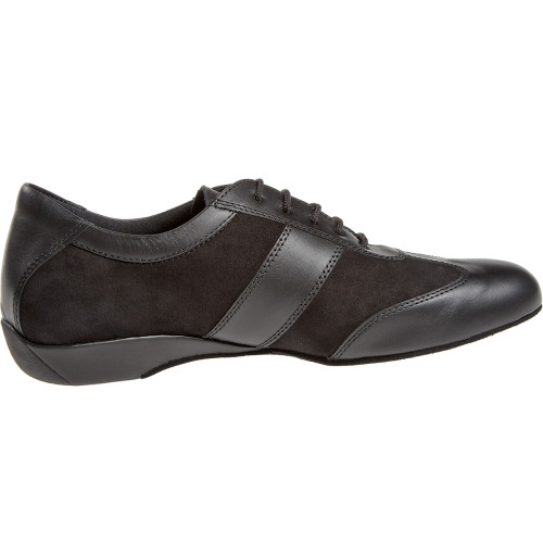 Diamant Hommes Ballroom Sneakers 123-225-070 - Cuir/Suéde Noir - Keil-Talon  - Größe: UK 8