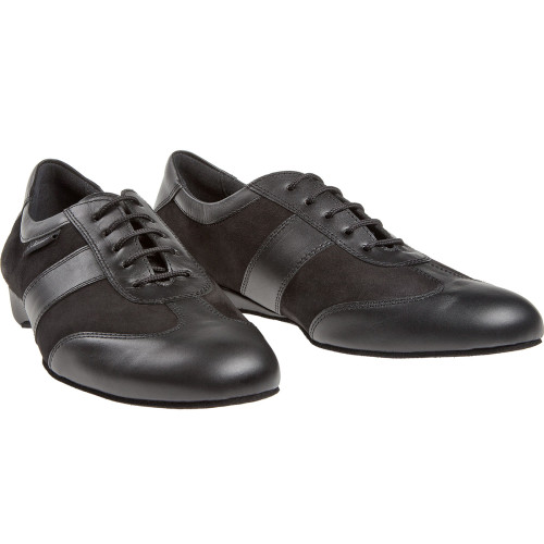 Diamant Hommes Ballroom Sneakers 123-225-070 - Cuir/Suéde Noir - Keil-Talon  - Größe: UK 8