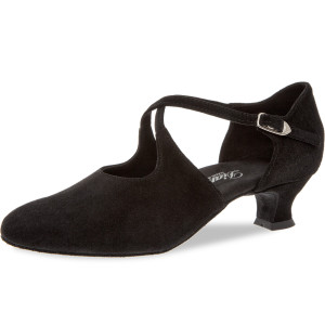 Diamant Women´s dance shoes 052-112-001 - Black Suede - Extra Wide - 4,2 cm Spanish  - Size: UK 7