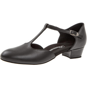 Diamant Femmes Chaussures de Danse 053-029-034 - Cuir Noir - 2,8 cm Bloque - Pointure: UK 5,5