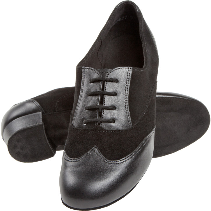 Chaussures De Sport, Sneakers Graduate femme en cuir avec détails  métallisés Noir • 02H